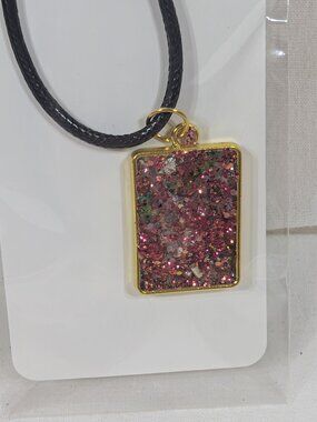 Multicolored Stained glass Necklace